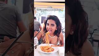 Har Ladki Ka Dream Italy Jakar PASTA Khana 🇮🇹🍝 mitalimayekar amijeketomar shortsvideo shorts [upl. by Aikkin]