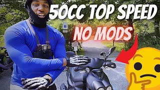 50cc SCOOTER TOP SPEED [upl. by Gabrila]