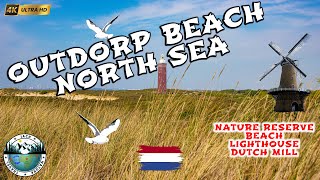 OUDDORP Nordzee Part 2  Beach Nature Reserve Lighthouse  Netherland  GoPro 11 amp iSteady Pro 4 [upl. by Aveline]