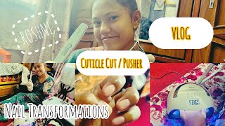 Roshni ko कला I Nail Transformation I Cuticle Cut I Sudhir Shrestha [upl. by Charlotta]