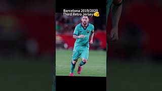 Barcelona 20192020 Third Retro Jersey 🫵 footballjersey [upl. by Mozart]