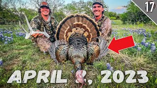 OPENING WEEKEND in Texas Turkeys Gobbling in EVERY DIRECTION [upl. by Sixel]