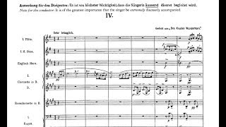 Gustav Mahler  Symphony No4 in G Major  IV Sehr behaglich Audio  Score [upl. by Adnwahsor404]