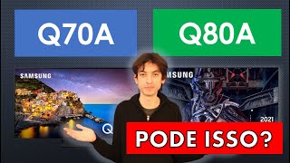 Q70 vs Q80A 2021  POLEMICO Qual tem a melhor imagem [upl. by Beniamino361]