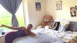 HBCU Dorm Room Tour Hampton University Dubois Hall  Single Room Dorm Tips  More [upl. by Phemia]