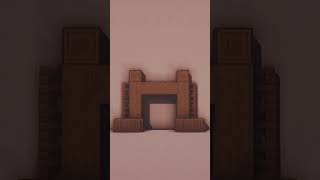 nether portal design Part2 minecraftbuilding minecraft gaming [upl. by Yllehs]