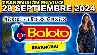 BALOTO REVANCHA Resultado BALOTO REVANCHA del sábado 28 de septiembre 2024 [upl. by Nylaf631]