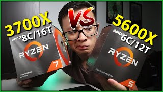 Ryzen 5600X vs 3700X  Which is better [upl. by Maddox694]