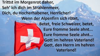 Nationalhymne der Schweiz Schweizerpsalm Chor [upl. by Yentrok425]