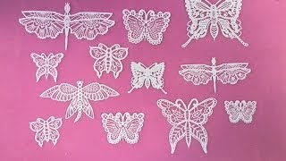 How to Make Cake Lace Butterflies [upl. by Rogergcam682]