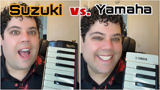 Melodica Comparison Yamaha P37E vs Suzuki Pro 37 v3 [upl. by Bonina258]