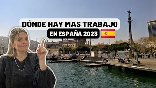 OPORTUNIDADES LABORALES en ESPAÑA para 2023  ¿Dónde se van a necesitar más trabajadores [upl. by Eram]