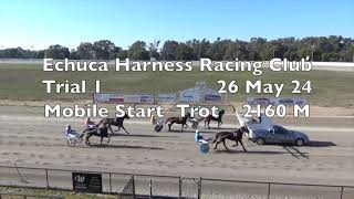 Echuca Harness Racing Club Trial 1 26 May 24 [upl. by Oberstone]