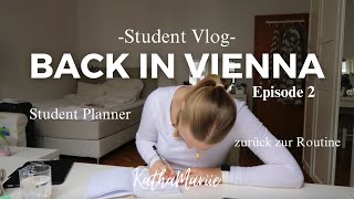 STUDENT VLOG I neues Semester Student Planner Alltagsroutinen I KathaMariie [upl. by Lyndsay]