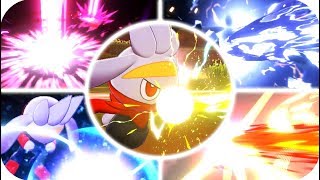 Pokémon Sword amp Shield  All Beam Moves HQ [upl. by Hsoj]