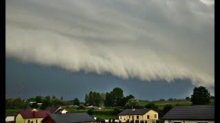 Potężna burza na Kujawach 24 maja 2014 Mogilno [upl. by Tila]