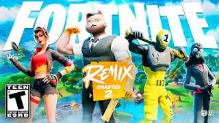 NEW FORTNITE CHAPTER 2 REMIX UPDATE RIGHT NOW NEW BATTLE PASS MAP amp MORE Chapter 5 LIVE [upl. by Ihp]