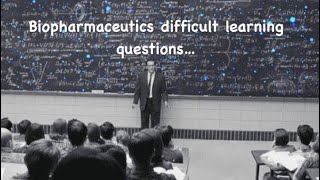 Biopharmacutics difficult learning problems [upl. by Teresa]