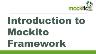 Introduction to Mockito Framework  Mockito 3  Mockito Tutorial  Mockito interview question [upl. by Wolfram]