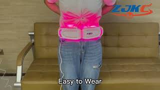 Heating Pad for Back Neck And Shoulders Red Infrared Light Phototherapy Physical Therapy Device [upl. by Fotinas732]