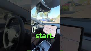 HandsFree Parking with Tesla Model 3 tesla shorts [upl. by Niwroc]