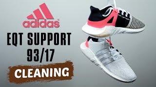 How to clean Adidas EQT Support 9317 Plus Video Bloopers [upl. by Asatan]