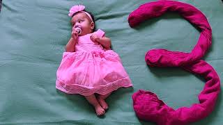 Easy baby monthly photoshoot tips 3 Types of baby photography ideas at home [upl. by Anirbed]