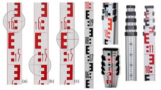 How to Read the Surveyor E Staff Surveying Levelling Rod Measurements [upl. by Dronel323]