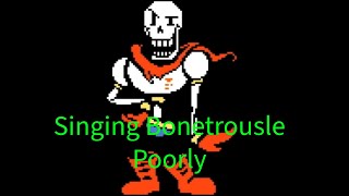 Papyrus Bonetrousle  Original Lyrics Undertale [upl. by Osrit158]