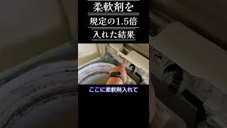 【柔軟剤】を規定の15倍入れ続けた結果…！？ cleaning 柔軟剤 洗濯機分解清掃 掃除 大掃除 [upl. by Yellac]