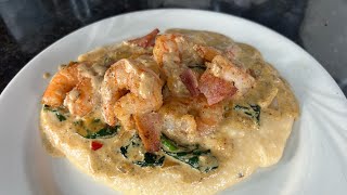 Cajun Shrimp amp Grits Recipe [upl. by Ahsiekar754]