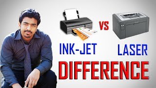 Difference Between Inkjet and Laser Printers  Inkjet vs Laser Printers  HindiUrdu [upl. by Nodnarb]