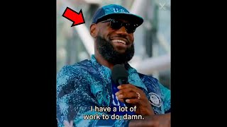 LeBron James interview quotIM OLD AS Fquot👴 [upl. by Isolt372]