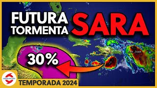 Sara se formaría esta semana en el Caribe Atención Honduras Nicaragua Panamá Costa Rica y Cuba [upl. by Htiderem]