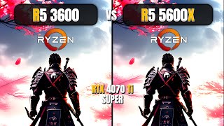 AMD Ryzen 5 3600 vs AMD Ryzen 5 5600x  12 Games Tested [upl. by Essirahc]