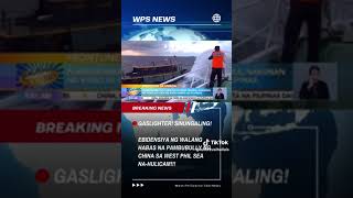 Marites ng WPS  30 seconds na video ebidensya ng pagwater cannon at dangerous maneuver ng China [upl. by Omlesna915]