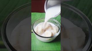 Banana protein milkshake trending viral nice mykitchen11 milkdrinkrecipes [upl. by Ainerbas]