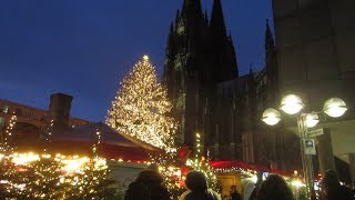 Weihnachtsmarkt Köln Dom [upl. by Leyameg]