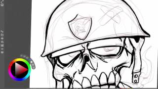 Sarge Skull with Sketchable [upl. by Cochard688]