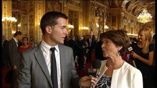 Sénat  réactions à lélection de JeanPierre Bel [upl. by Elleira220]