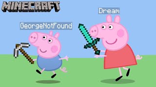 Minecraft Manhunt But Its Peppa Pig [upl. by Rossner55]