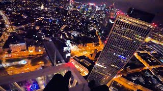 Climbing 190m Highrise to Enjoy Night Skyline [upl. by Hege]