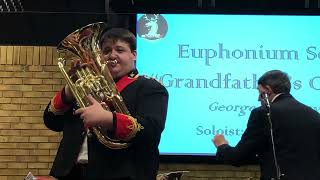 Black Dyke Band  quotGrandfathers Clockquot Euphonium Solo Daniel Thomas composed by George Doughty [upl. by Marlyn]