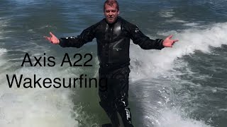 2015 Axis A22 wakesurf with Surfgate and power wedge with full ballast [upl. by Nyleak]