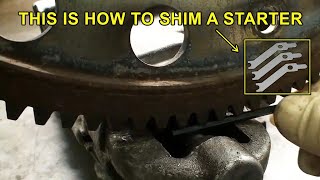 How to Shim a Starter the Right Way [upl. by Kelcie81]