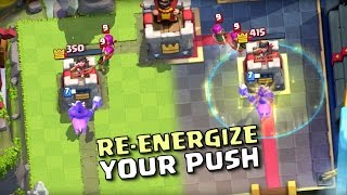 Clash Royale HEAL SPELL Gameplay New Card [upl. by Lewap622]