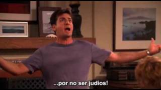 Two and a half men  Evelyn y sus hijos  subs español [upl. by Ardella340]