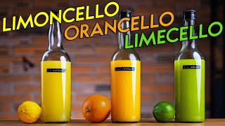 Never Buy LIMONCELLO Again  Try These 3 Homemade Versions [upl. by Adnolrehs]