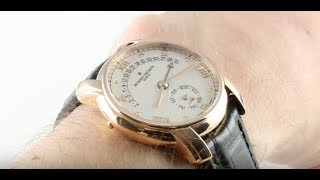 Vacheron Constantin Patrimony 31Day Retrograde 47245000R8775 Luxury Watch Review [upl. by Belinda]