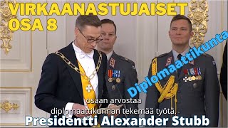 Tasavallan presidentti Alexander Stubb tapaa diplomaattikunnan [upl. by Arriek]